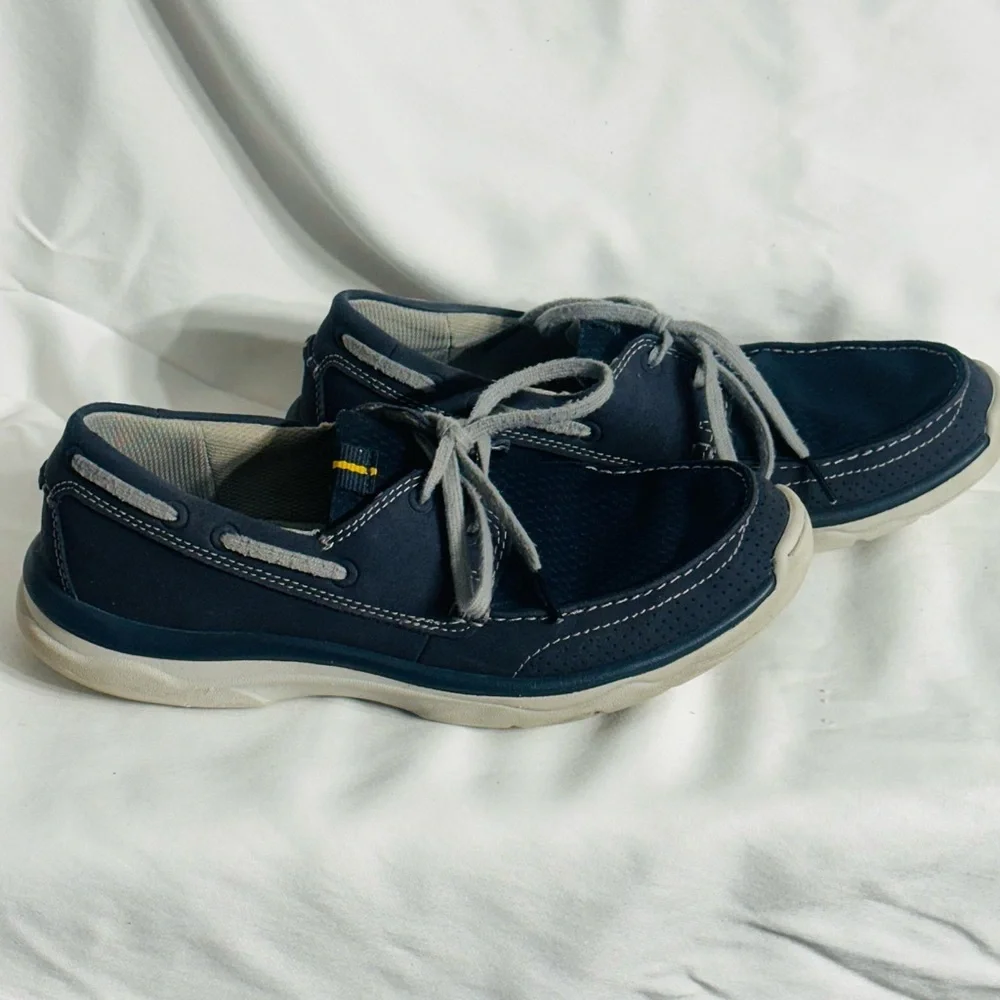 Men's Cloudsteppers‎ Clarks Tetrasoft Loafers Size 8.5 Slip On Boat Deck Shoes